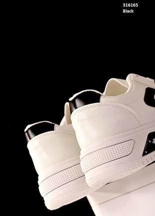 Качественные белые кроссовки - кеды женские.  демисезон2 фото