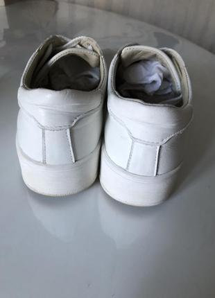 Кросівки білі шкіра3 фото