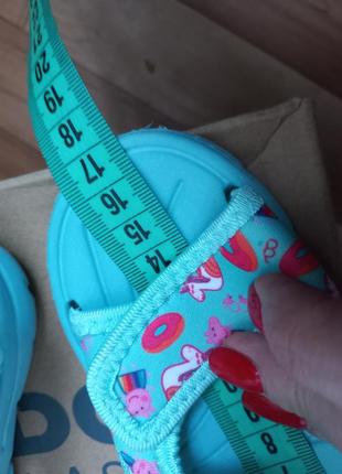 Летние сандалии-пенки, пляжные босоножки единороги6 фото