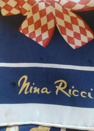 Nina ricci шелковый платок8 фото