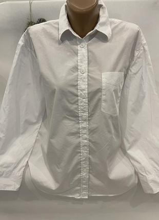 Базовая белая рубашка m&s
