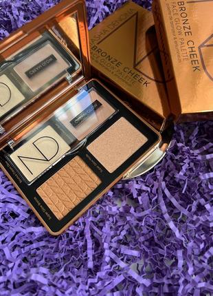 Легендарная палетка для контурирования natasha denona bronze cheek face glow palette