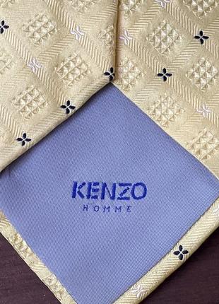 Kenzo. оригінал. шовковий галстук. франція3 фото