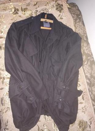 Dutch army 1980s nato field jacket black вінтаж куртка мілітарі чорна7 фото