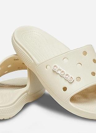 Crocs classic slide шльопанці жіночі крокс.2 фото