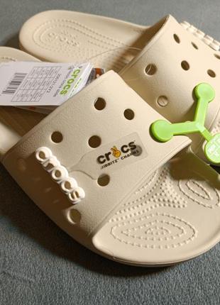 Crocs classic slide шльопанці жіночі крокс.7 фото