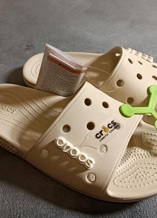 Crocs classic slide шльопанці жіночі крокс.3 фото