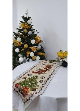 Доріжка sagol новорічна 35х185 st-1651 фото