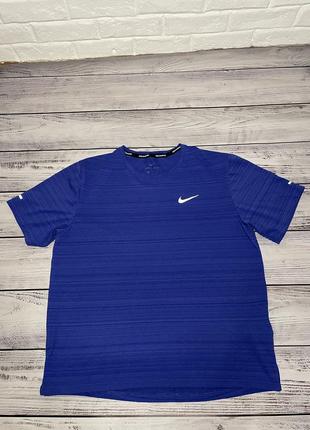 Футболка для бігу nike running dri-fit