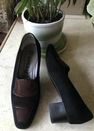 Туфлі жіночі замшеві  lorbac iталія