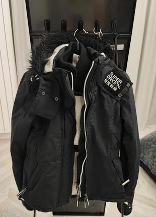 Куртка-ветровка superdry размер xs-s