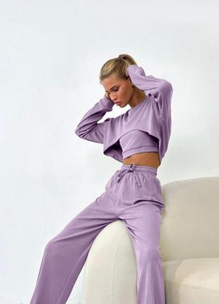 Костюм топ, свитер и штаны