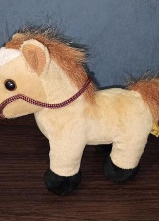 Пони лошадь лошадка фигурка мягкая игрушка1 фото