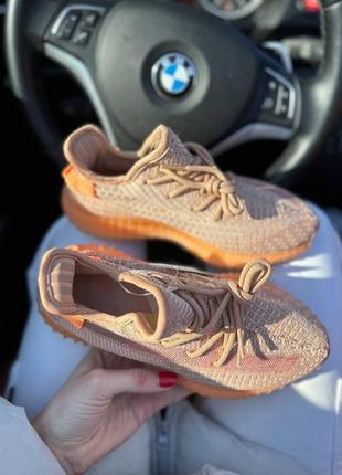 Женские кроссовки adidas yeezy bost 350 v2 mono clay#адидас7 фото