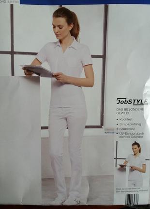Білосніжні штани job style німеччина м 40-42 та l 44-46 європ.розмір