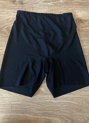 Шикарные, шортики, утяжка, высокая, степень, утяжка, черного цвета, красиво, забирает, животик, от бренда: m&amp;s 👌