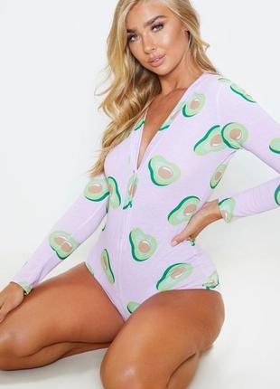 Ромпер пижама авокадо размер eur 565 фото