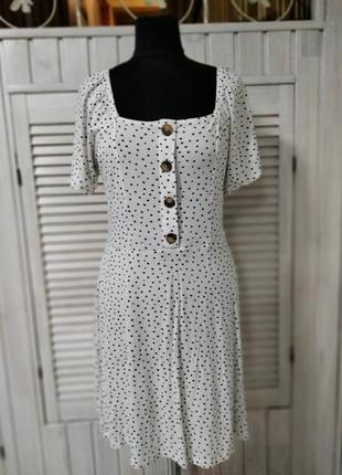 Сукня віскоза плаття літнє гарний принт з гудзиками8 фото