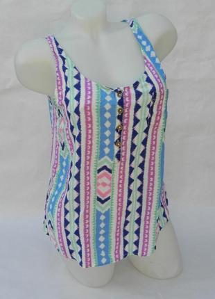 Майка легенька дуже гарна кольорова h&m