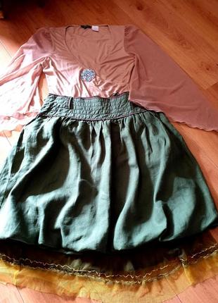 Очаровательный комплект юбка и блуза