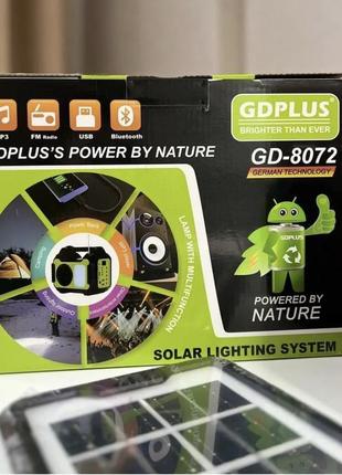 Ліхтар акумуляторний gdplus gd-807210 фото