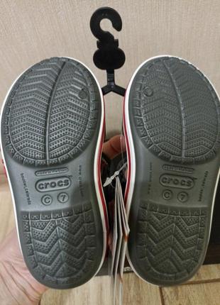 Новые босоножки, кроксы, аквашузы crocs c7, 23-24р.4 фото