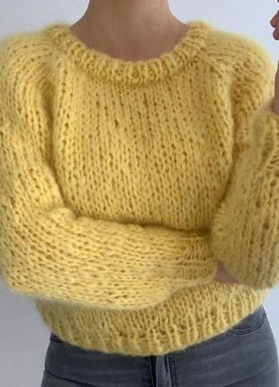Базовый свитер из мягкой шерсти альпака2 фото