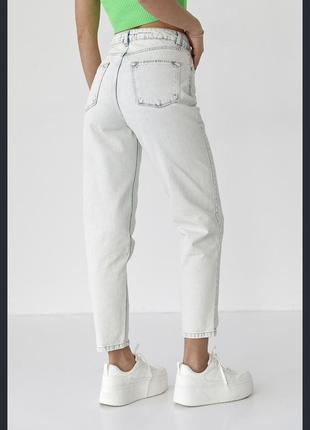 ✨ женские джинсы mom с высокой посадкой3 фото