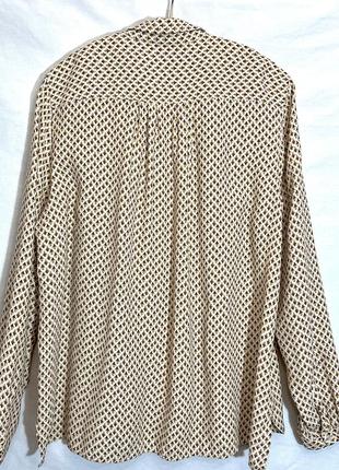 Violeta by mango, рубашка блуза вискоза, made in morocco3 фото