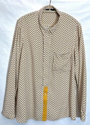 Violeta by mango, рубашка блуза вискоза, made in morocco1 фото