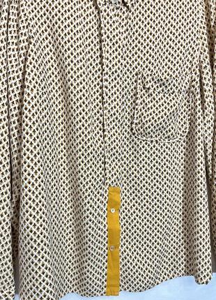 Violeta by mango, рубашка блуза вискоза, made in morocco8 фото