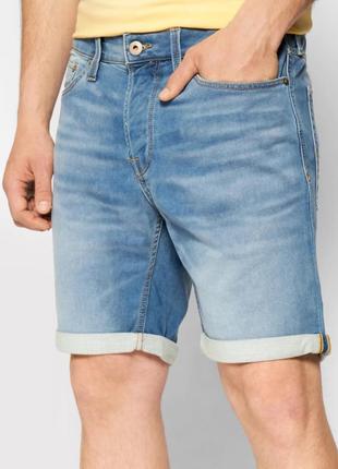 Джинсовые шорты jack &amp; jones rick, m2 фото