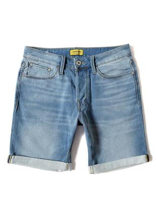 Джинсовые шорты jack &amp; jones rick, m4 фото