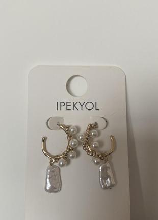 Серьги кольца ipekyol