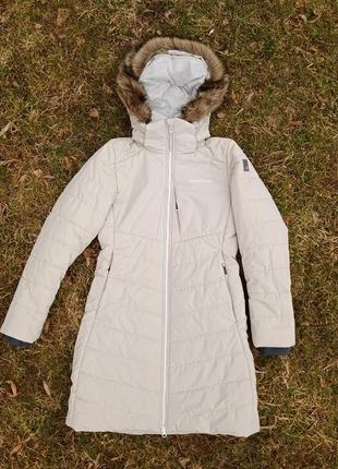 Жіноча демісезонна куртка, парка didriksons natasha padded parka aluminum