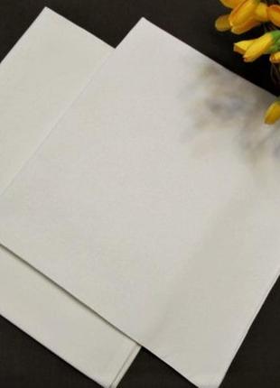 Комплект великих білих наволочок із 2 шт 100% бавовна