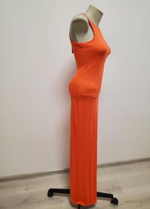Красивое брендовое трикотажное вискозное платье майка4 фото