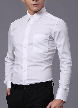 Новая! белоснежная рубашка на 17-18 лет от vinex (англия)! р.15,51 фото