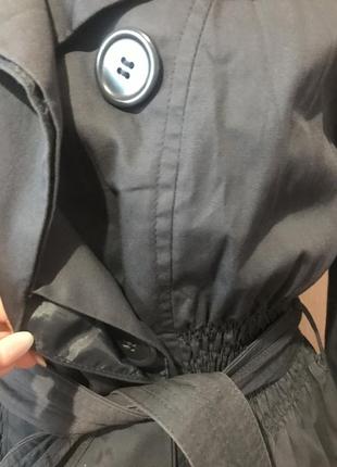 Пальто vila серый плащ s 4