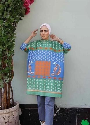 Бомбовая туника батал люкс качество