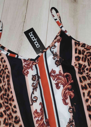Новое платье миди в леопардовую полоску,размер м-л.2 фото