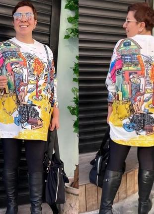 Шикарна туніка туреччина 🇹🇷 люкс якість