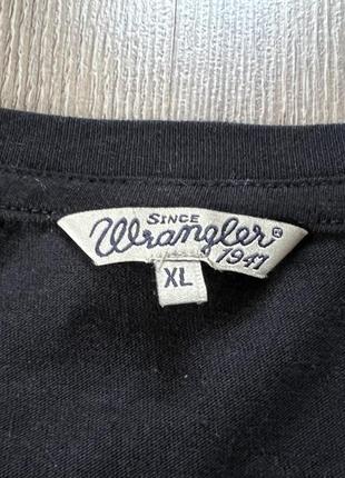 Мужская оригинальная однотонная хлопковая футболка wrangler6 фото