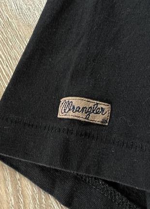 Мужская оригинальная однотонная хлопковая футболка wrangler5 фото