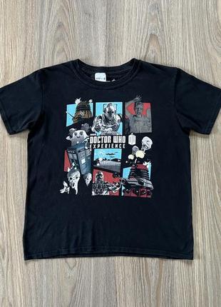 Детская хлопковая футболка с принтом доктор кто the doctor who experience