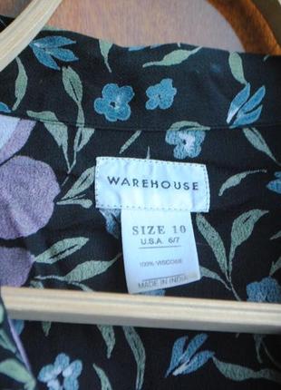 Цветочная блуза warehouse3 фото