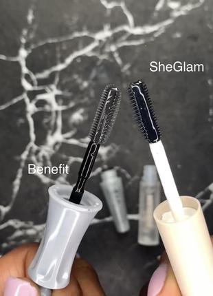 Фиксирующий прозрачный гель фиксатор для бровей sheglam set me up brow gel benefit...