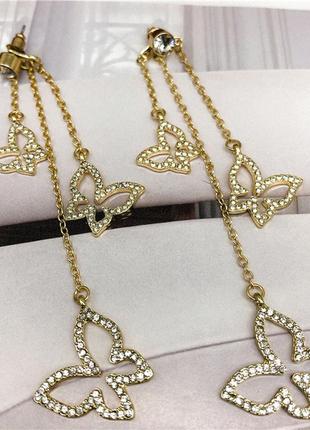 Серьги трансформеры бабочки - тренд сезона