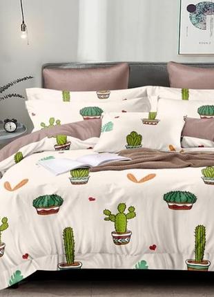 Гарний комплект постільної білизни тм "marcel" сатин люкс 100% бавовна