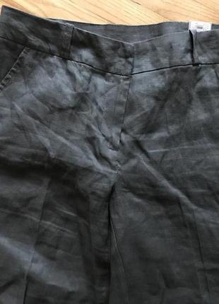 Новые льняные свободные брюки от tu! p.-12 long!3 фото